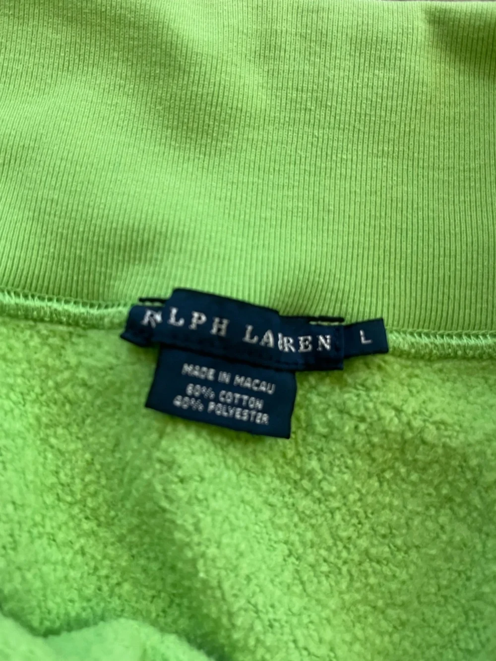 Ralph Lauren Y2K Lime Green Terry Skirt Size Large Drawstring